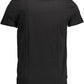 Black Cotton Men T-Shirt