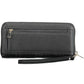 Black Polyurethane Women Wallet
