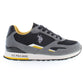 Gray Polyester Men Sneaker