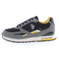 Gray Polyester Men Sneaker