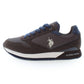 Brown Polyester Men Sneaker
