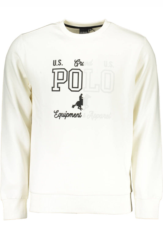 White Cotton Men Sweater