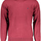Red Viscose Men Sweater