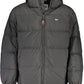 Black Polyester Men Jacket