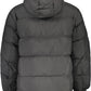Black Polyester Men Jacket