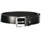 Black Leather Men Belt