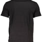 Black Cotton Men T-Shirt