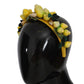 Yellow Lemons Sicily Crystal Diadem Tiara Headband