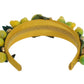 Yellow Lemons Sicily Crystal Diadem Tiara Headband