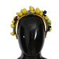 Yellow Lemons Sicily Crystal Diadem Tiara Headband