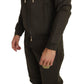Elegant Green Designer Sweatsuit Ensemble