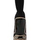 Chic Calfskin Vally Ankle Boots with Metal Logo