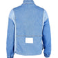 Chic Denim Snap Button Jacket with Elastic Cuffs