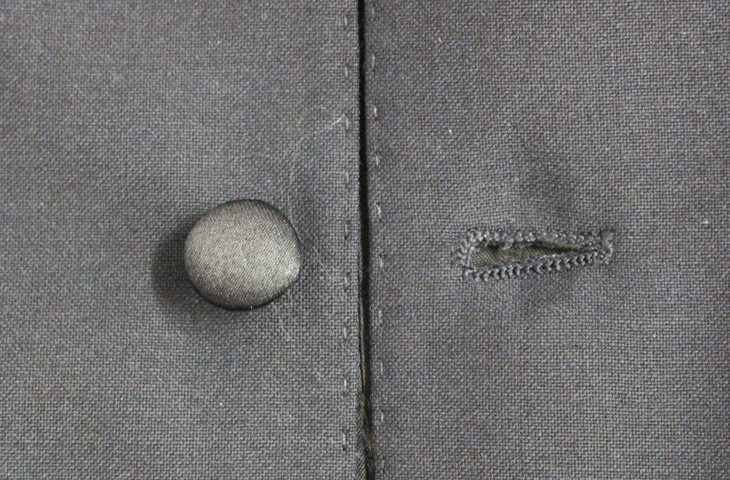 Elegant Dark Blue Wool Blend Dress Vest