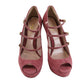 Women Tibet Red Suede High Heel Pump Shoes