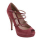 Women Tibet Red Suede High Heel Pump Shoes