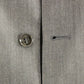 Elegant Gray Wool Silk Blend Formal Vest