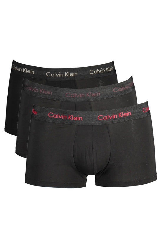 Black Cotton Men Trunk