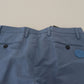 Elegant Regular Fit Dress Pants in Blue