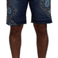 Elegant Slim Fit Denim Shorts