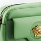 Mint Green Calf Leather Camera Shoulder Bag