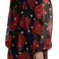Sicilian Print Silk Blouse - Luxurious & Chic