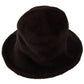 Elegant Alpaca Wool Brown Bucket Hat