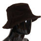 Elegant Alpaca Wool Brown Bucket Hat