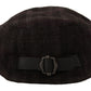Elegant Brown Newsboy Cap