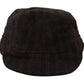 Elegant Brown Newsboy Cap
