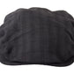 Chic Newsboy Cap in Gray Linen Blend