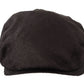 Elegant Silk Brown Newsboy Hat