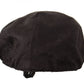 Elegant Silk Brown Newsboy Hat