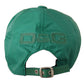 Elegant Green Cotton Baseball Hat