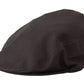 Elegant Brown Newsboy Hat