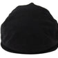 Elegant Black Cotton Newsboy Hat