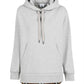 Iconic Tartan-Lined Gray Cotton Hoodie