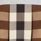 Iconic Tartan-Lined Gray Cotton Hoodie
