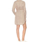 Iconic Check Cotton Shirt Dress in Sweet Pink