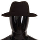 Exquisite Dark Brown Rabbit Fur Fedora