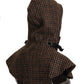 Elegant Houndstooth Whole Head Wrap Hat