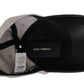 Elegant Cashmere-Leather Baseball Hat