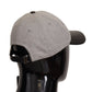 Elegant Cashmere-Leather Baseball Hat