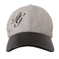Elegant Cashmere-Leather Baseball Hat
