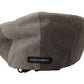 Chic Gray Newsboy Hat