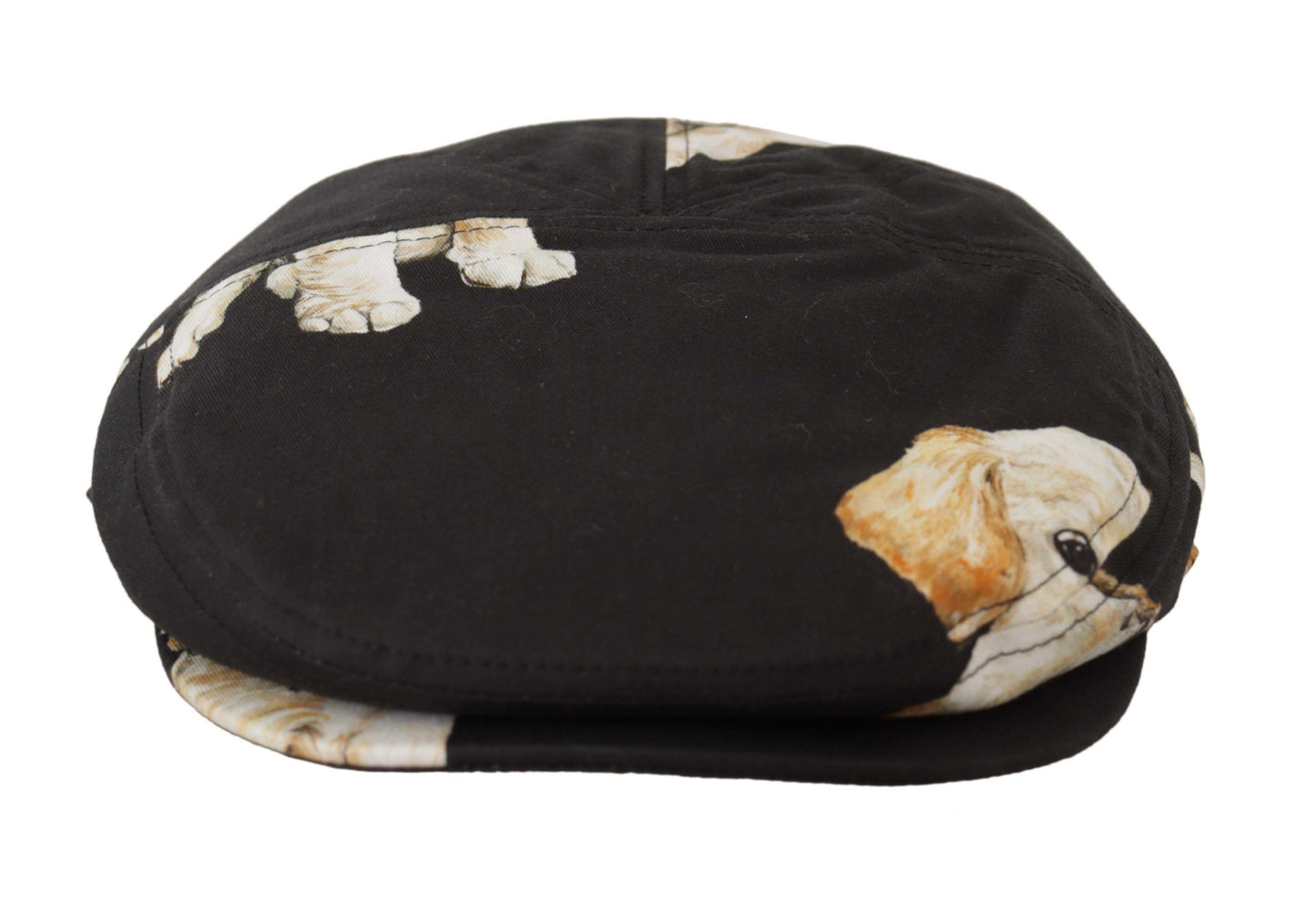 Elegant Dog Print Newsboy Hat