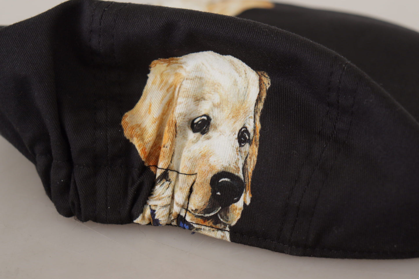 Elegant Dog Print Newsboy Hat