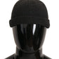 Chic Black Wool Beanie Hat