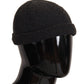 Chic Black Wool Beanie Hat