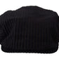 Chic Black Corduroy Newsboy Cap